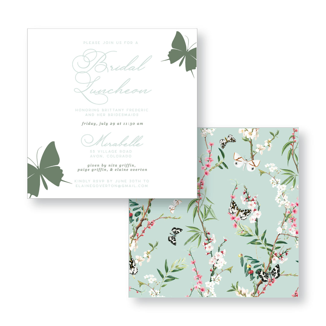 Butterfly Invitation
