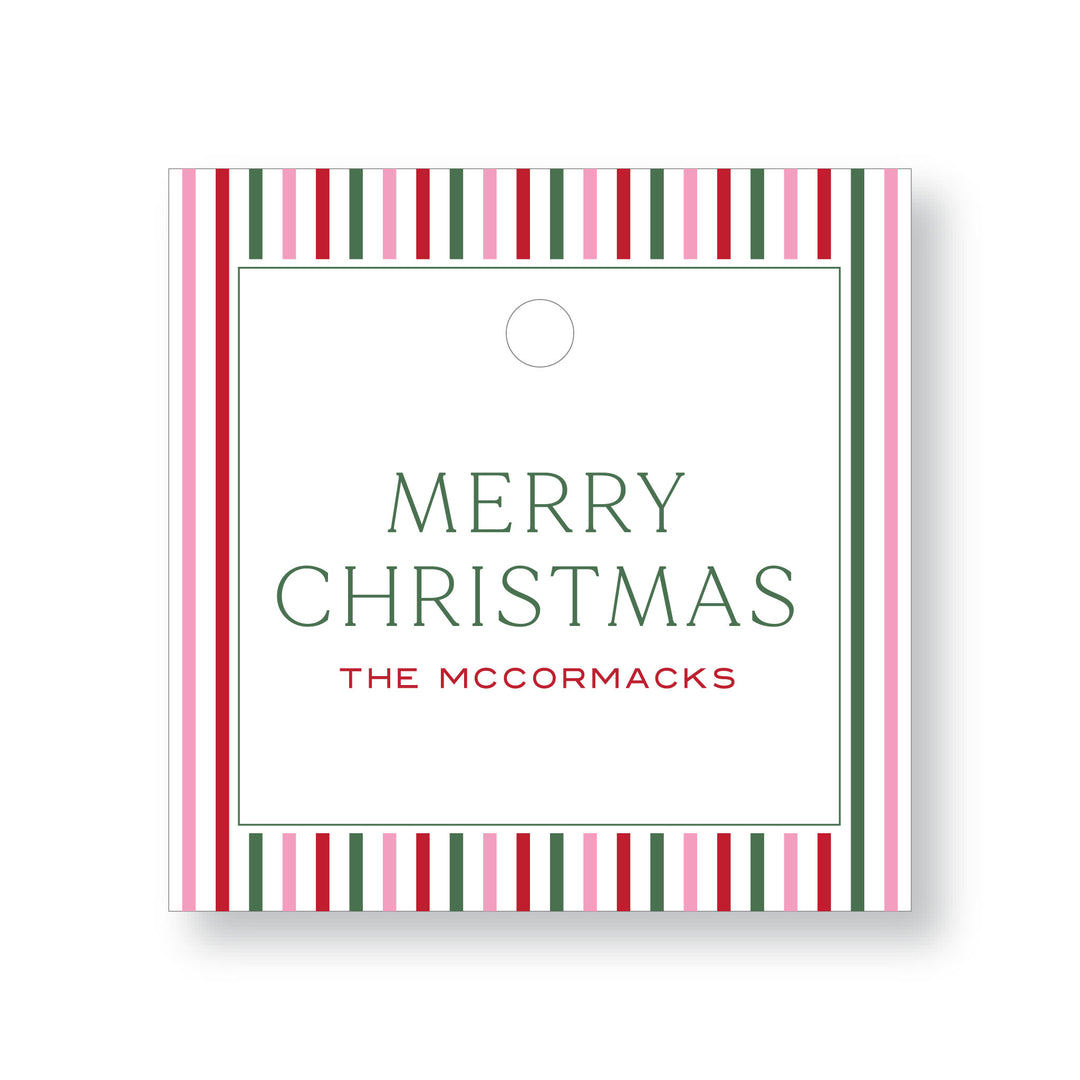 Candy Stripe Tag