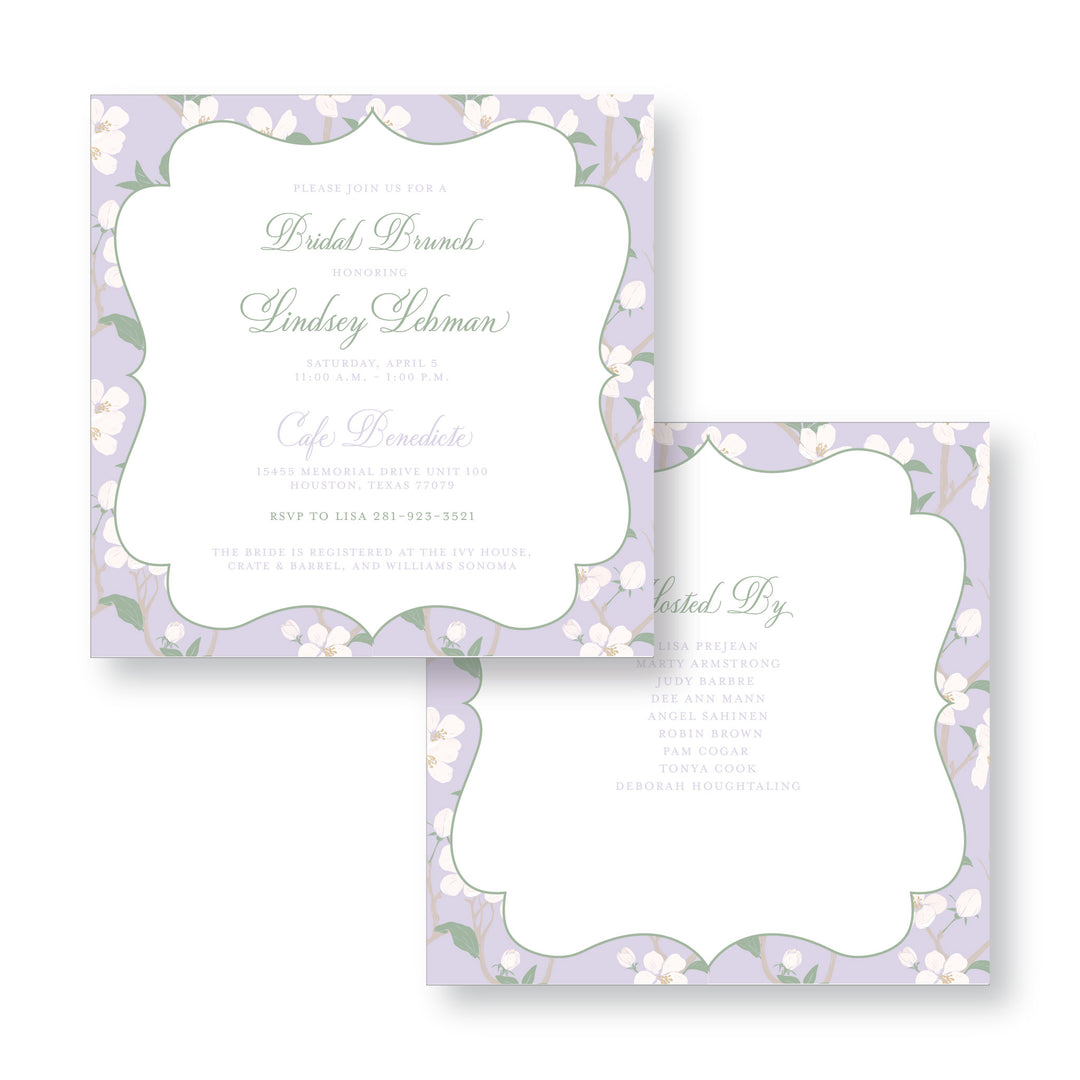 Blossom Invitation