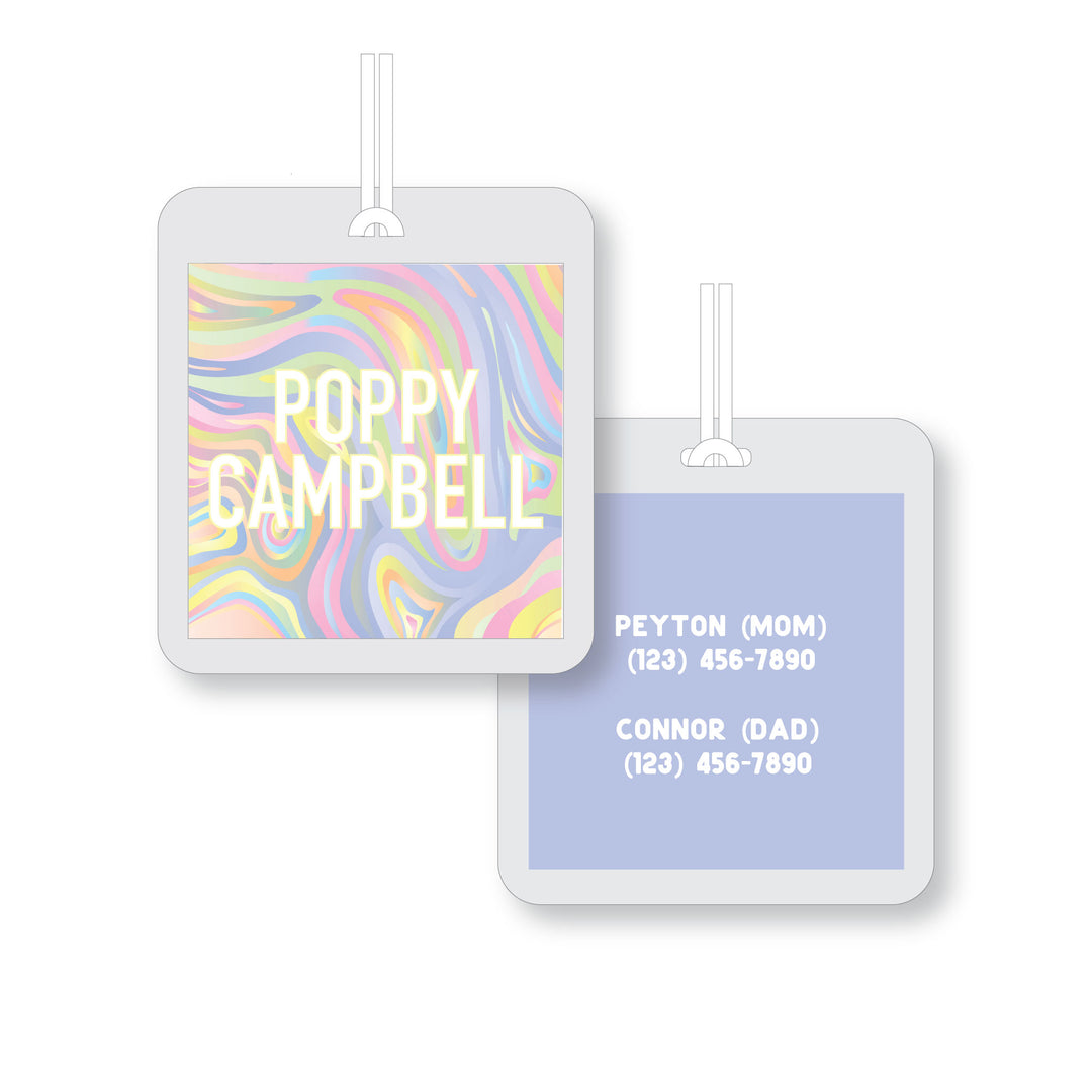 Swirl Laminated Tag