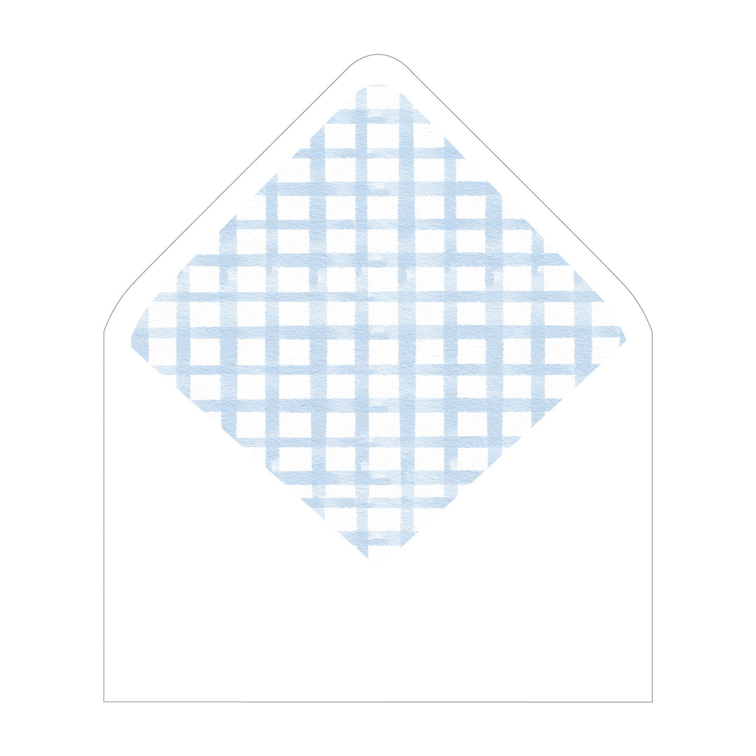 Watercolor Gingham Liner