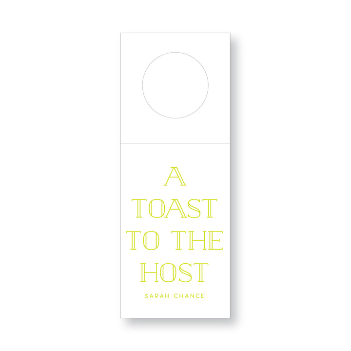 A Toast Wine Tag