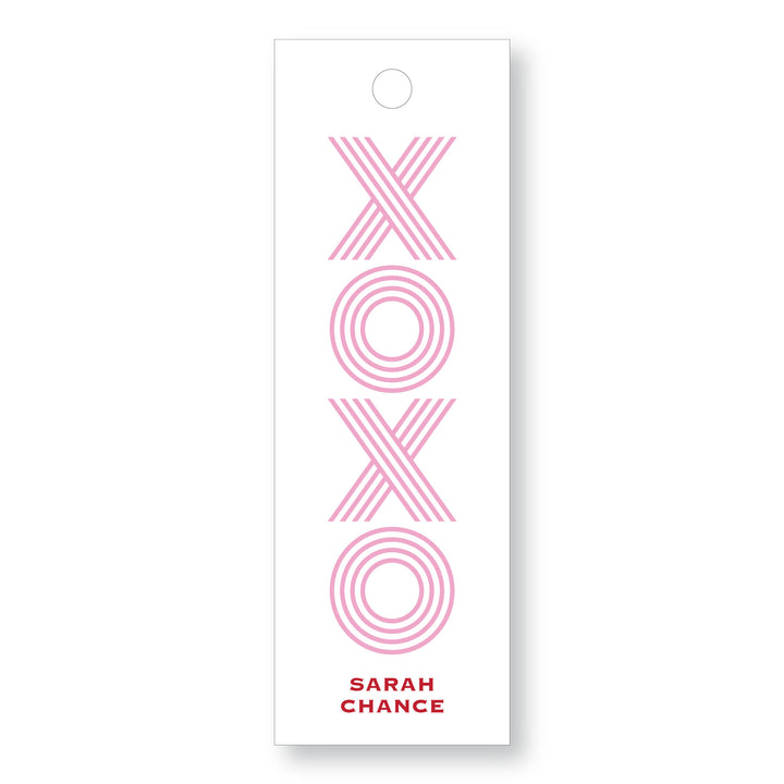 XOXO Retro Tag, Rectangle