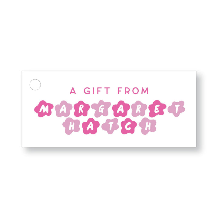 Flower Tag, Horizontal