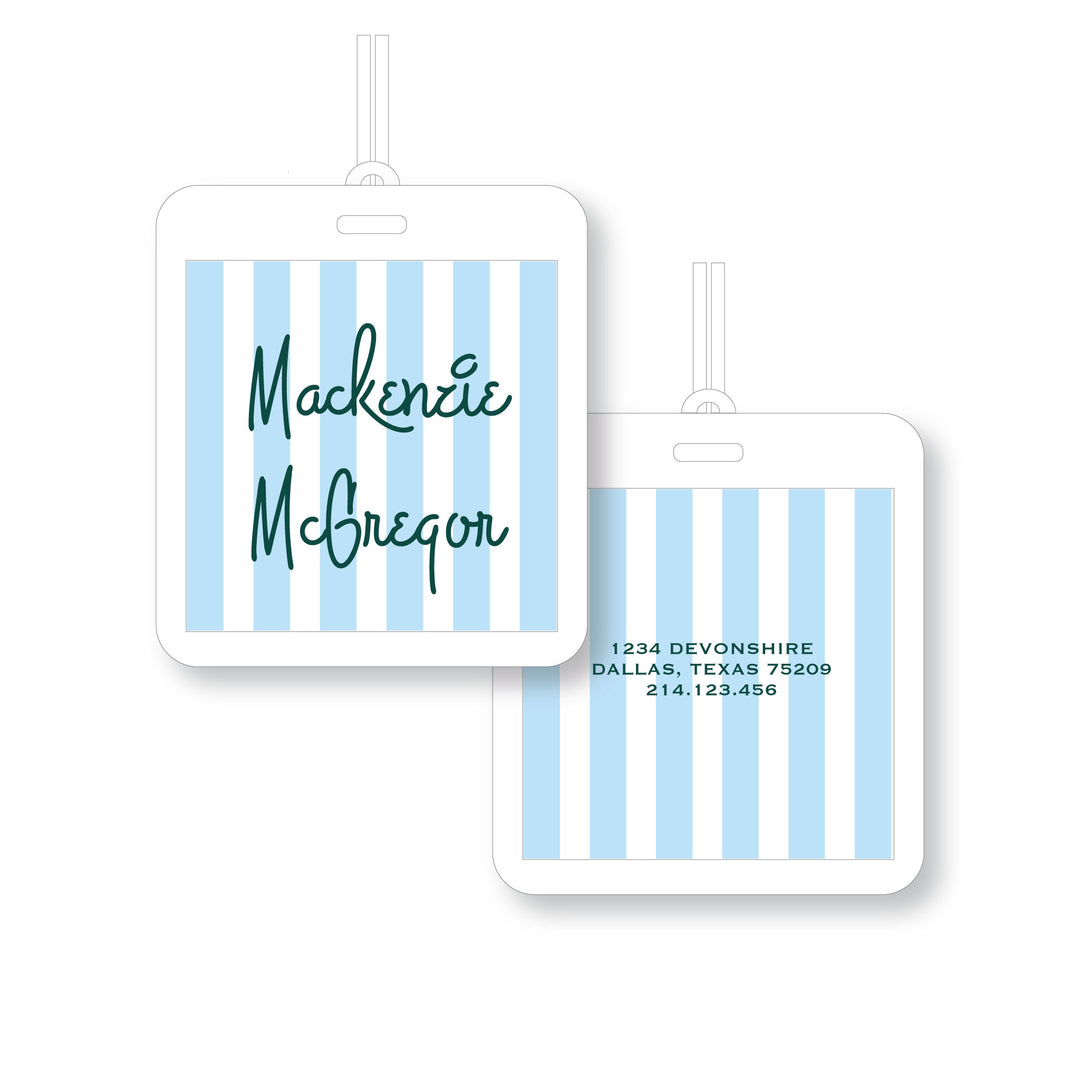 Cabana Laminated Tag