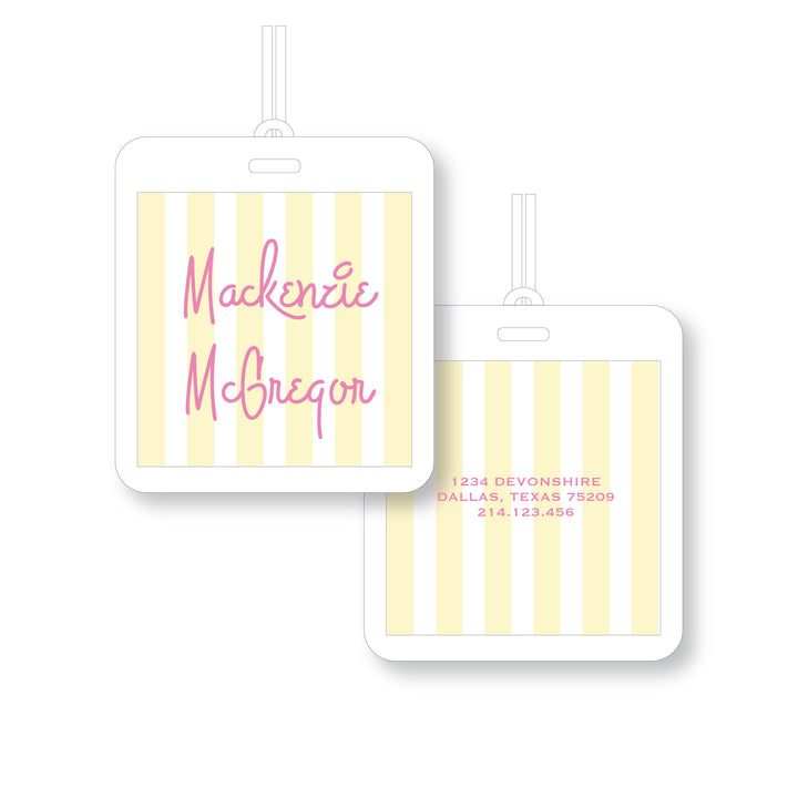 Cabana Laminated Tag