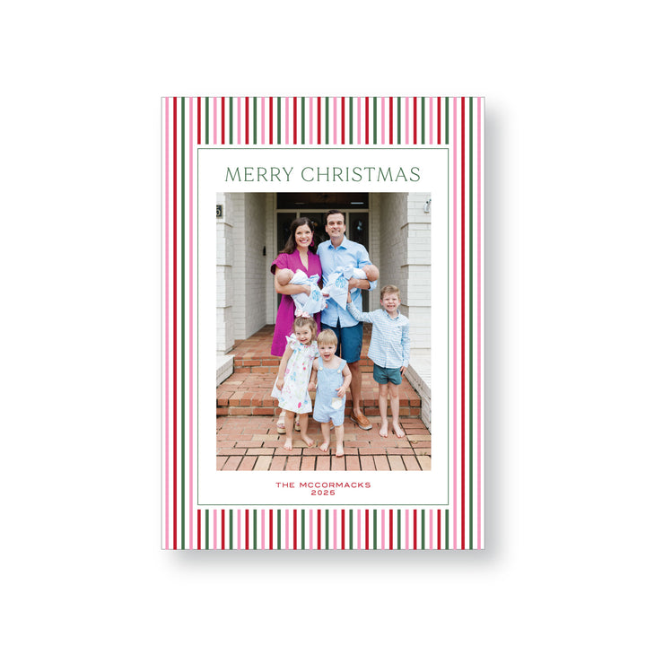 Candy Stripe Card