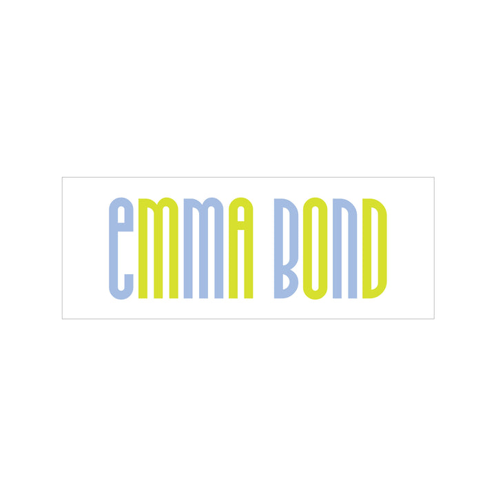 Colorblock Vinyl Sticker