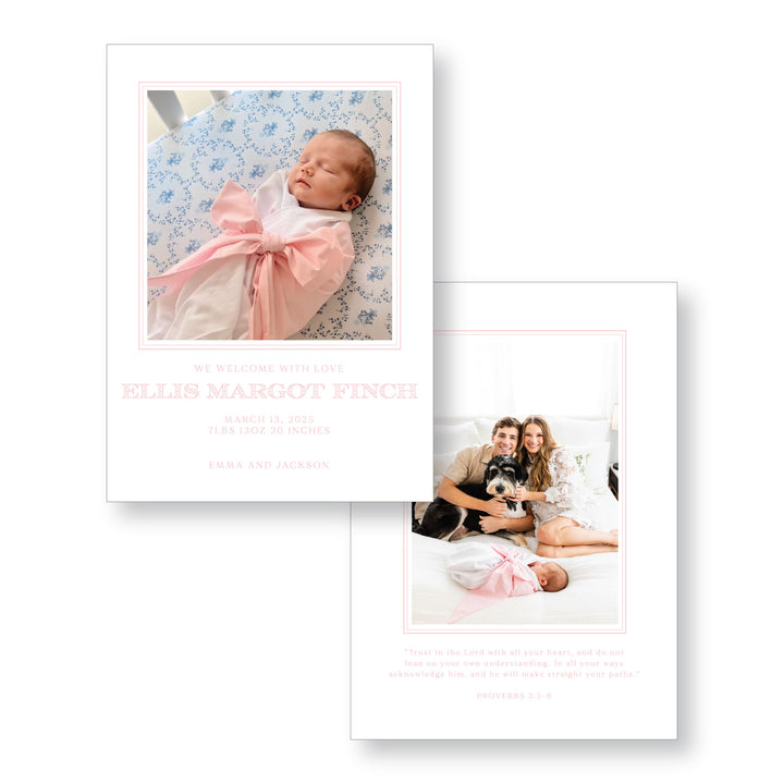 Deco Birth Announcement