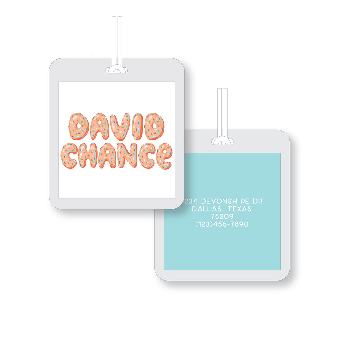 Donut Laminated Tag