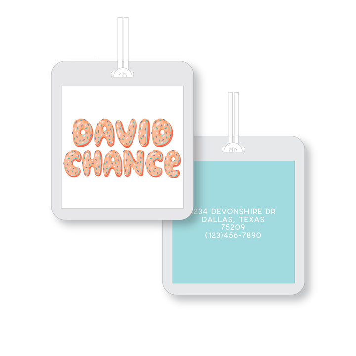 Donut Laminated Tag