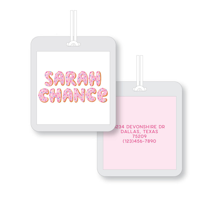 Donut Laminated Tag