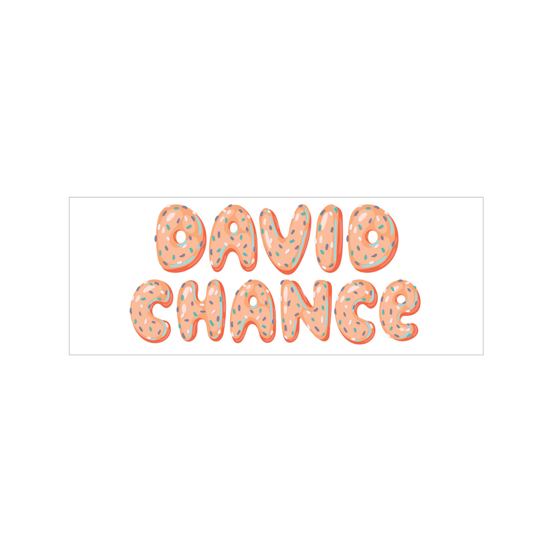 Donut Vinyl Sticker