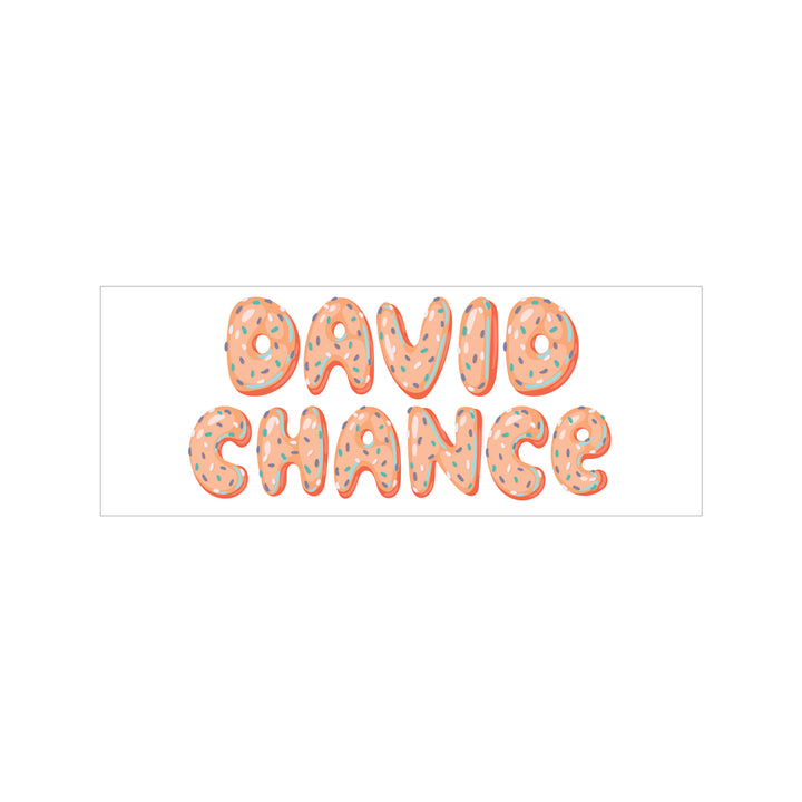 Donut Vinyl Sticker