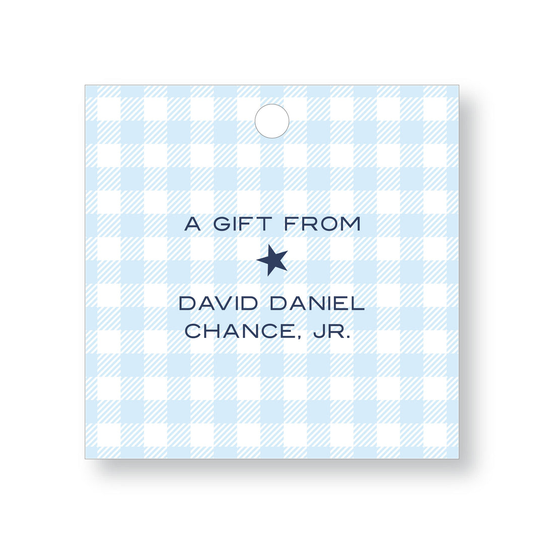 Gingham Tag
