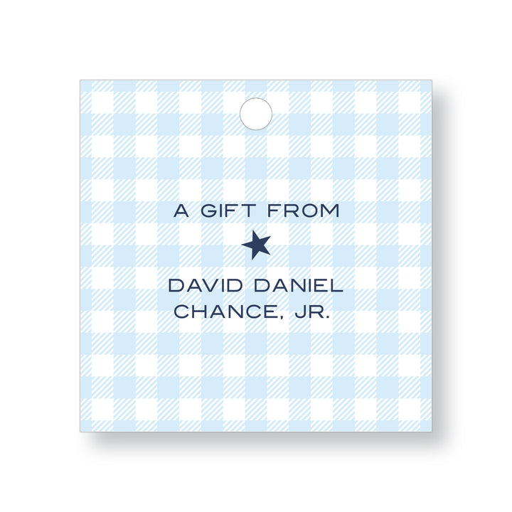 Gingham Tag