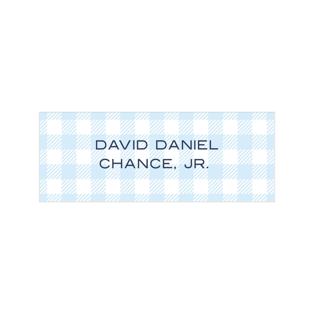 Gingham Vinyl Sticker