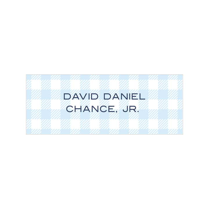Gingham Vinyl Sticker