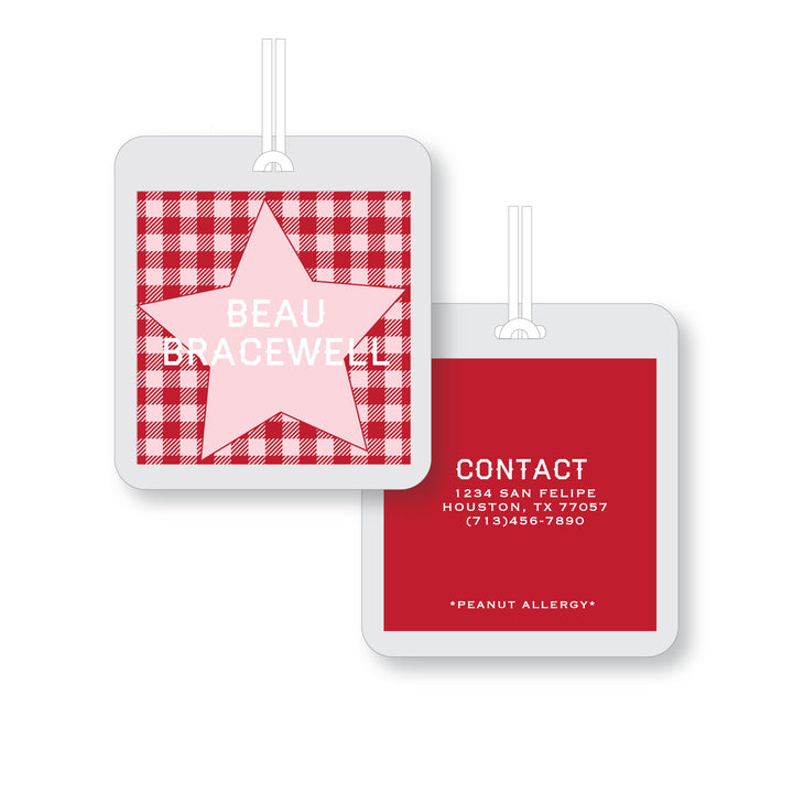 Howdy Laminated Tag