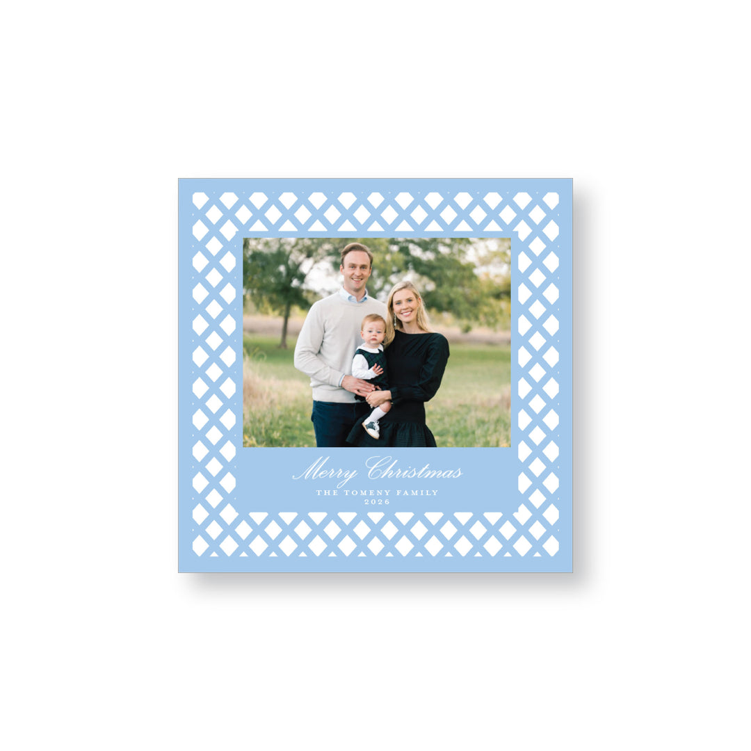 Lattice Card, Square