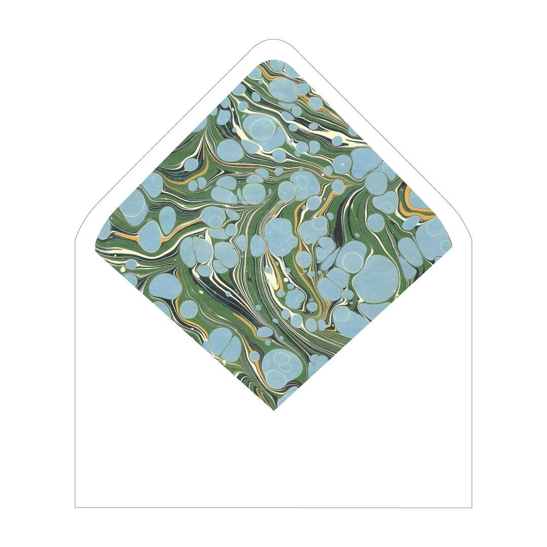 Marble Liner, Blue