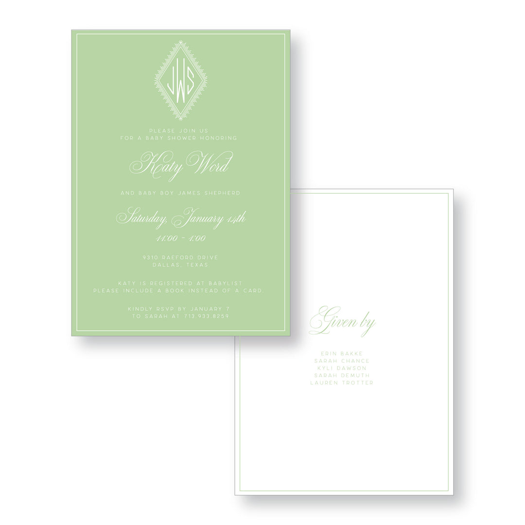 Monogram Invitation