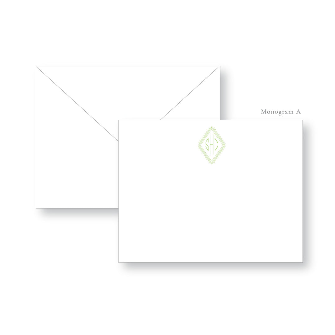 Monogram Note Card