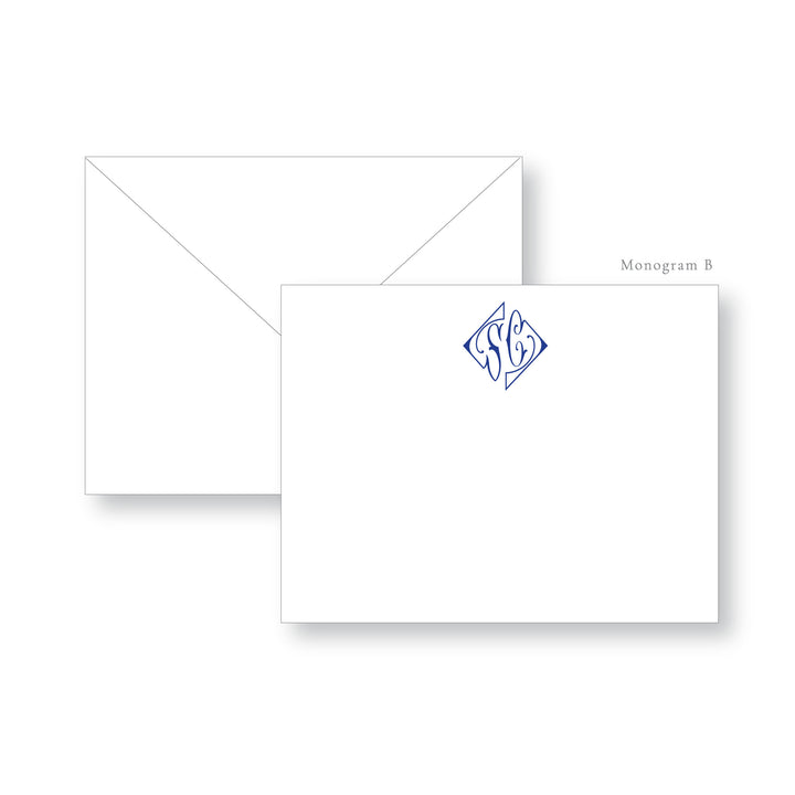 Monogram Note Card