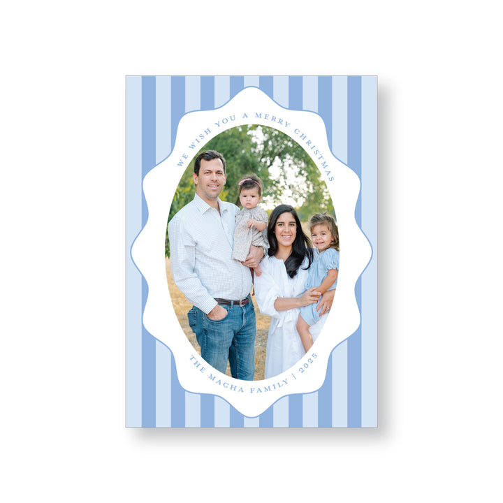 Oval Stripe Card