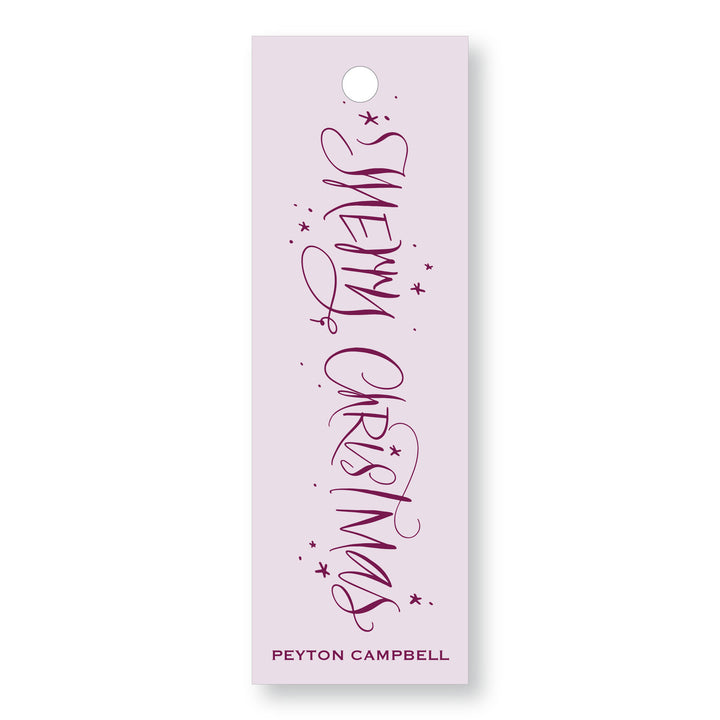 Rachel Fisher Calligraphy Tag
