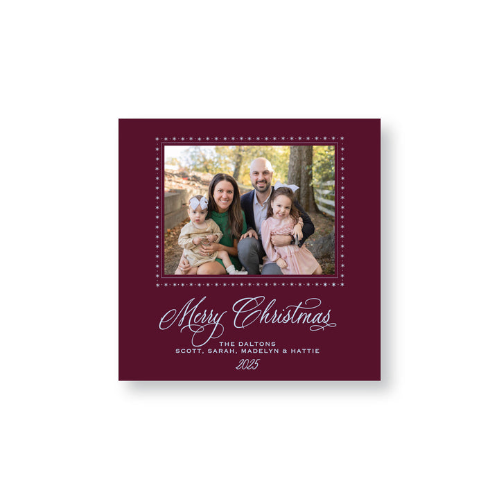 Snowflake Card, Square