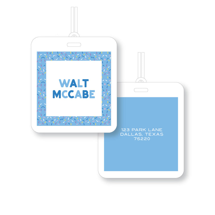Sprinkles Laminated Tag