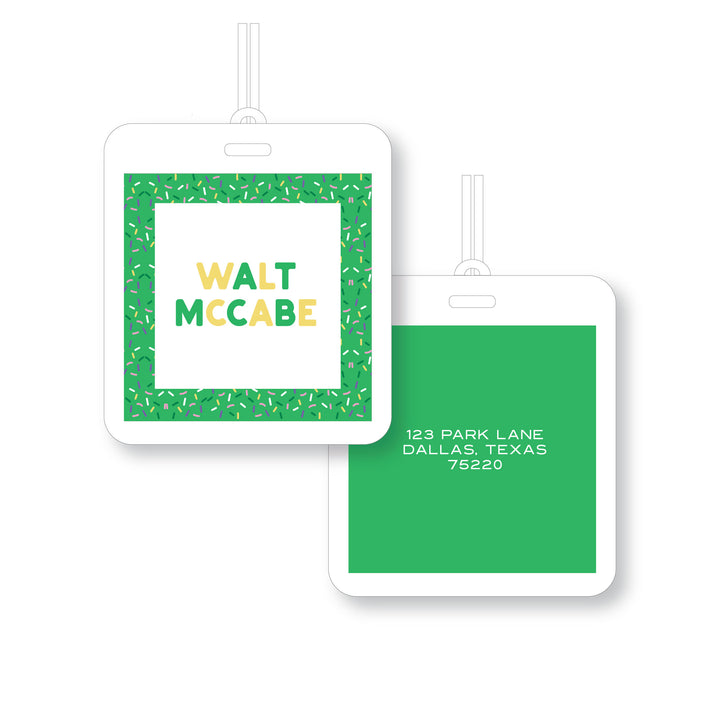 Sprinkles Laminated Tag