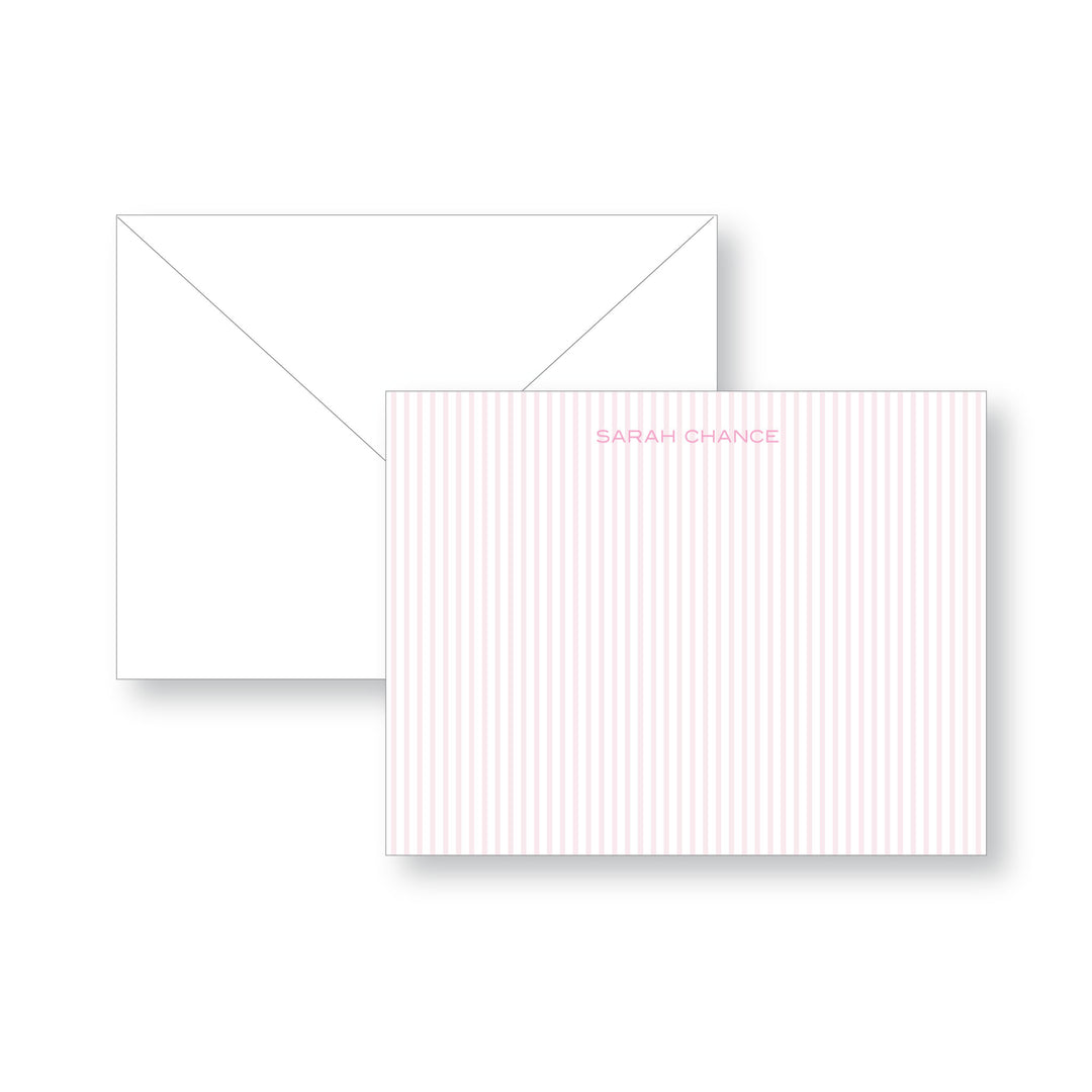 Stripe Note Card