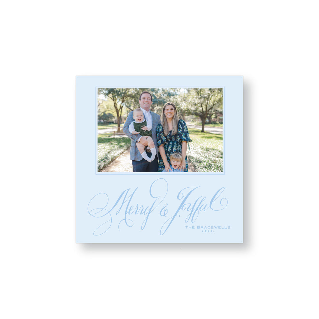 Tara Jones Calligraphy Card, Square