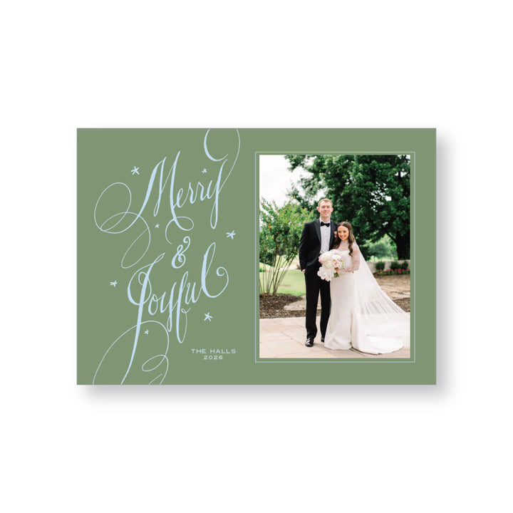 Tara Jones Calligraphy Card, Vertical