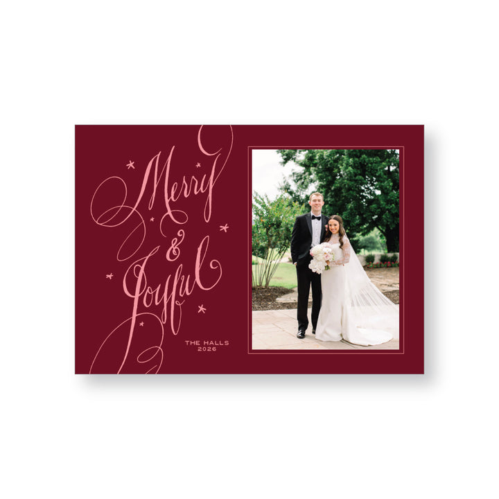 Tara Jones Calligraphy Card, Vertical