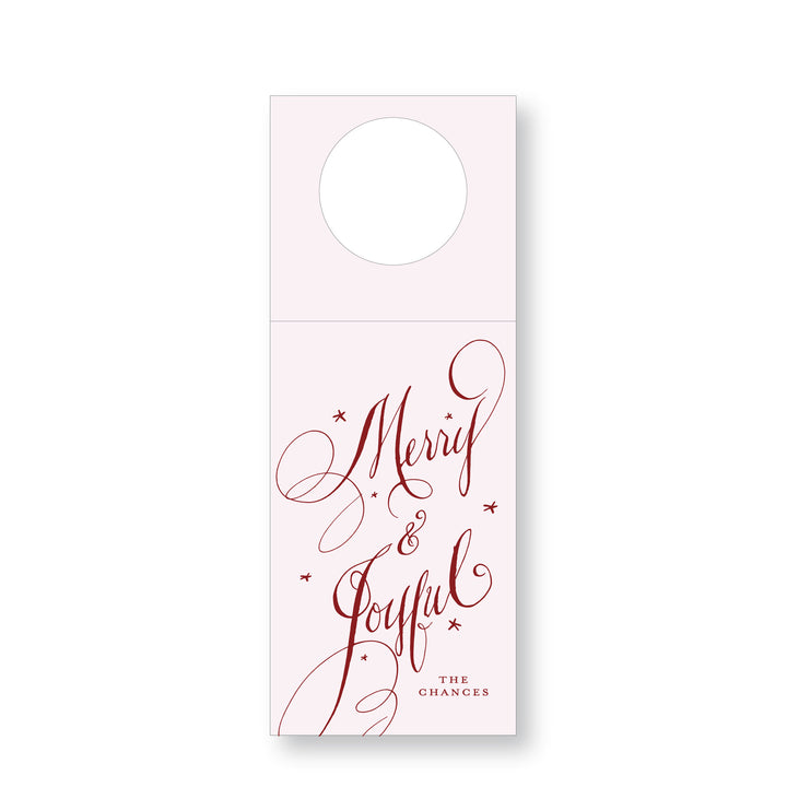 Tara Jones Calligraphy Wine Tag