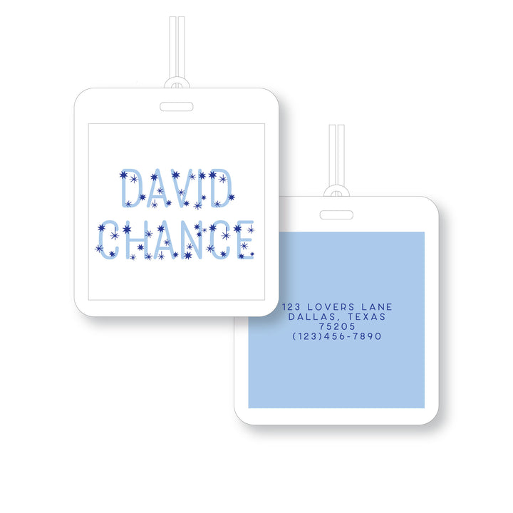Twinkle Laminated Tag