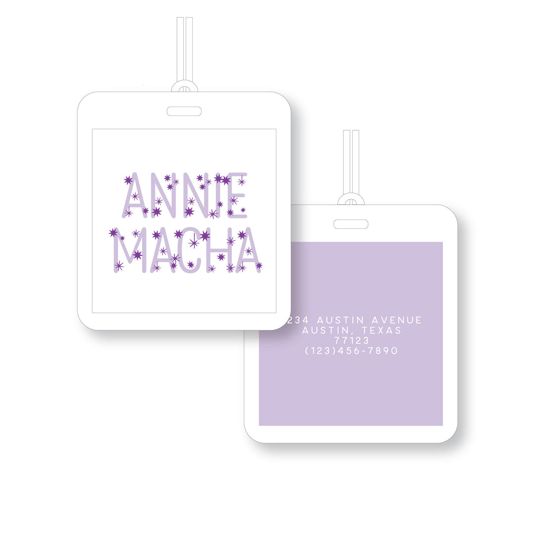 Twinkle Laminated Tag