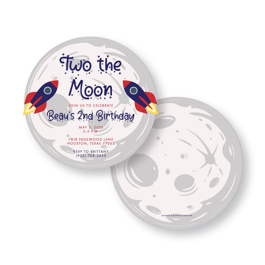 Moon Invitation – Sarah Chance Design