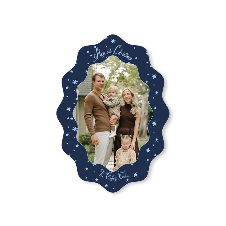 Wavy Oval Starry Card