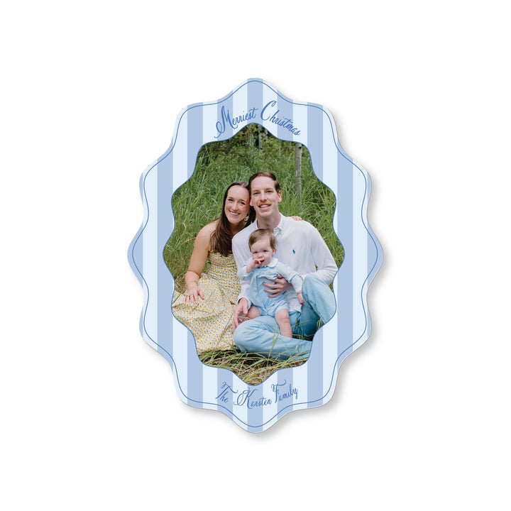 Wavy Oval Stripe Card