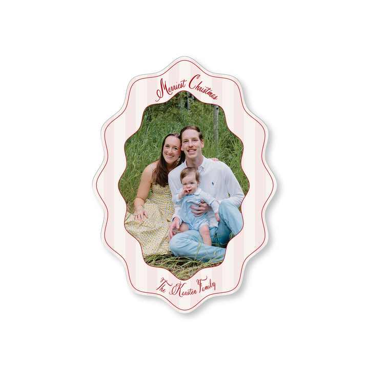 Wavy Oval Stripe Card