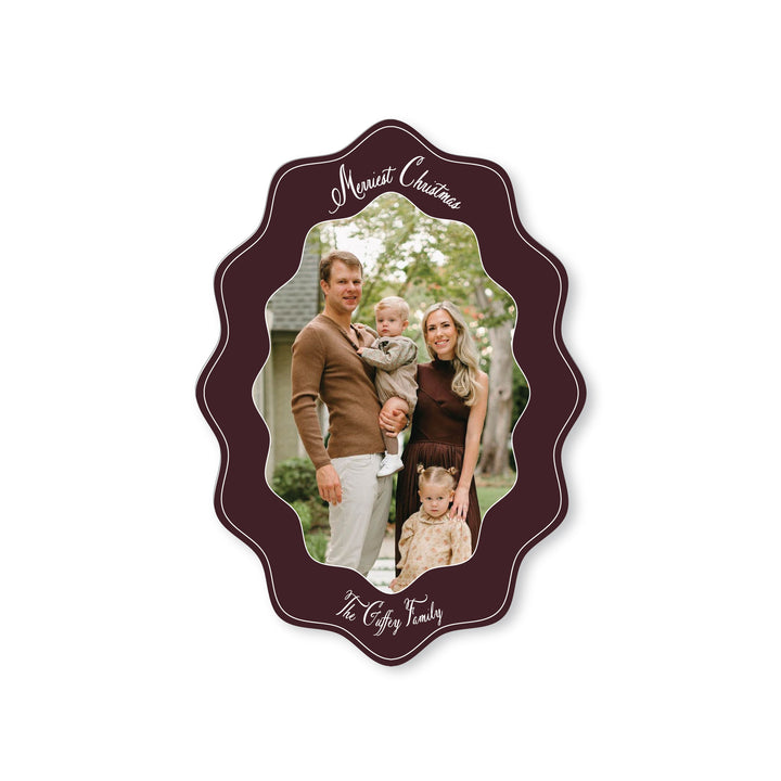 Wavy Oval Card