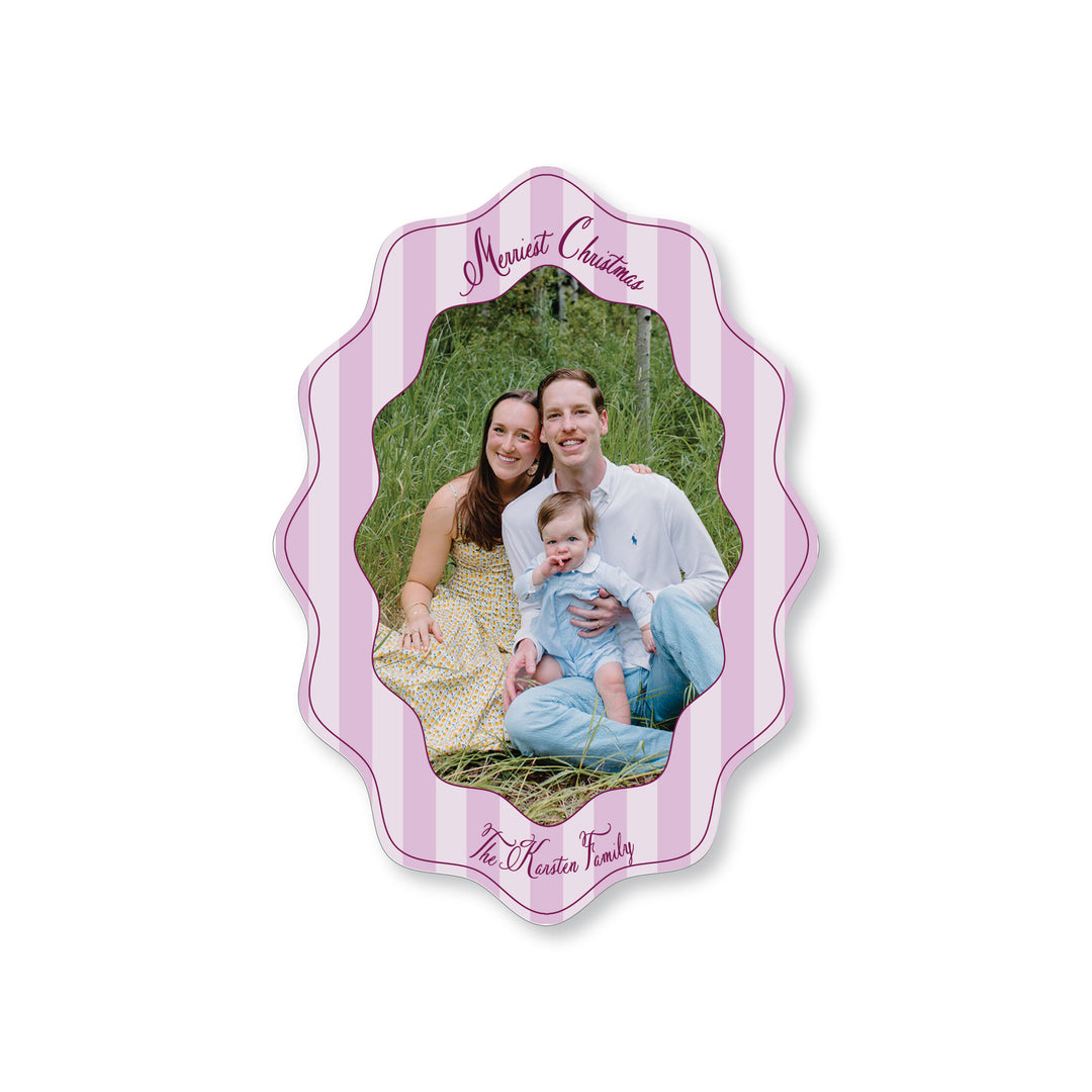 Wavy Oval Stripe Card